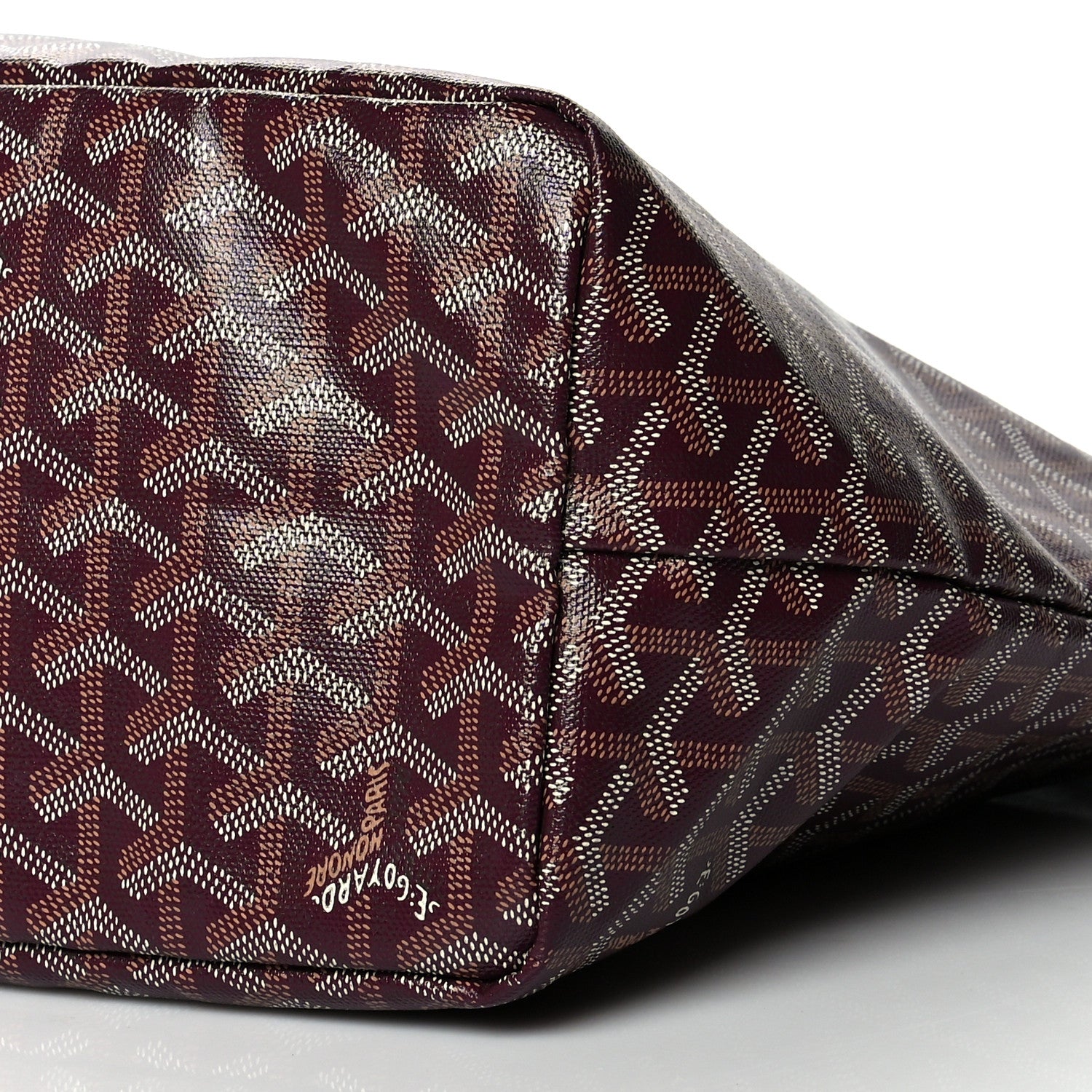 Goyard Goyardine Saint Louis PM Burgundy 10 of 12