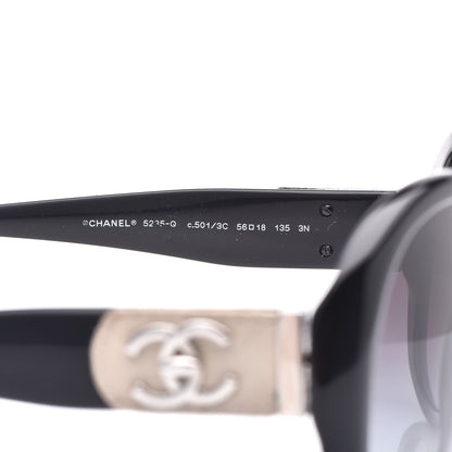 Chanel Acetate CC Turnlock Sunglasses 5235-Q Black Beige 5 of 7
