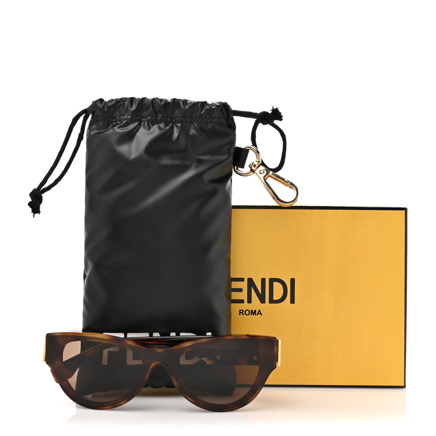 Fendi Acetate Fendi First Round Sunglasses FE401351 Blonde Havana 8 of 8