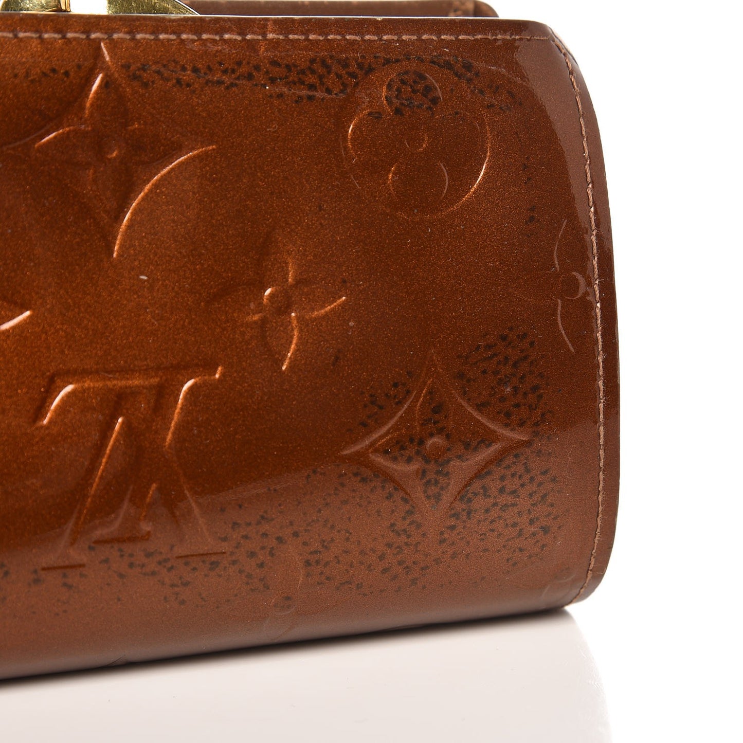 Vernis French Purse Wallet Bronze