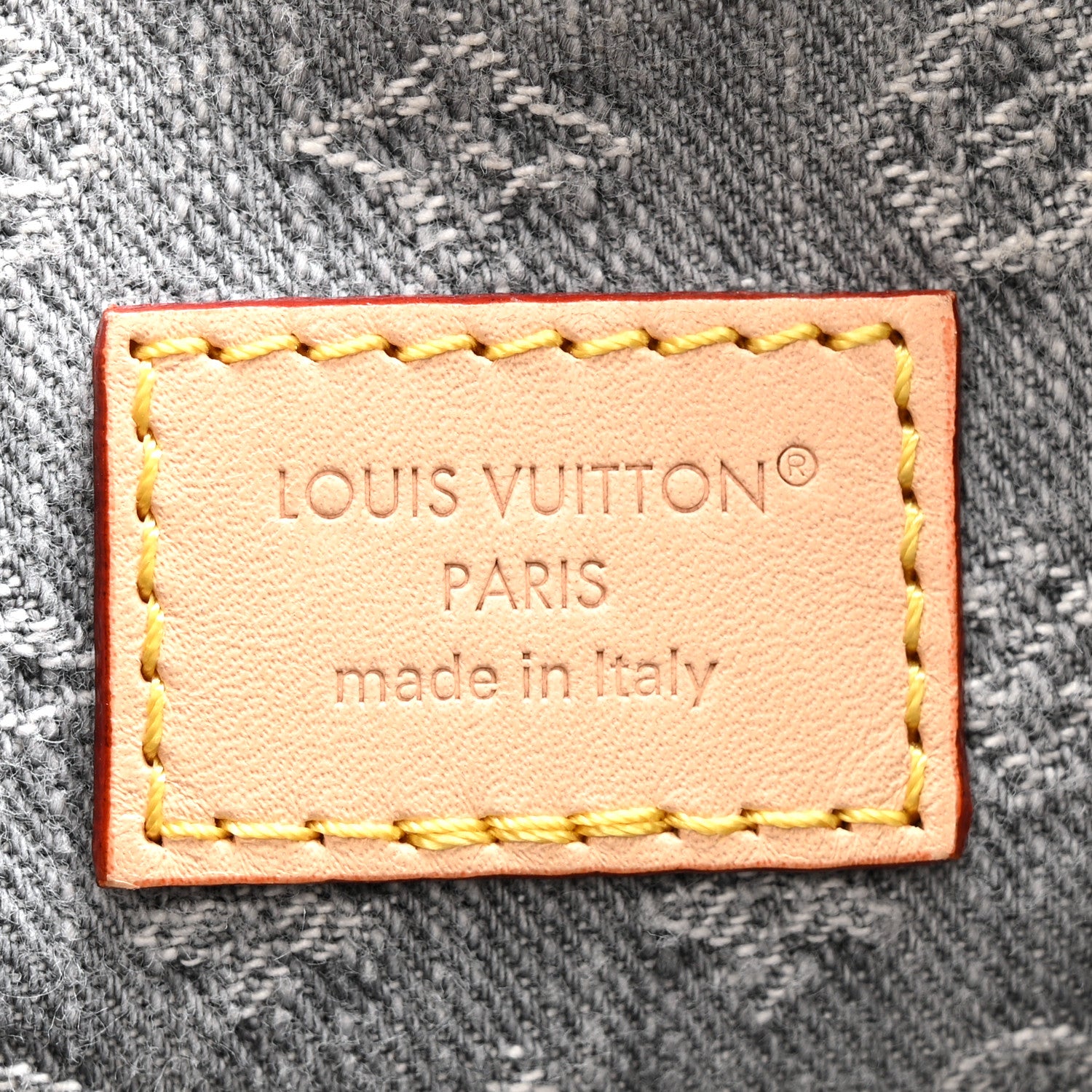 Louis Vuitton Monogram Denim CarryAll MM Washed Grey 7 of 13