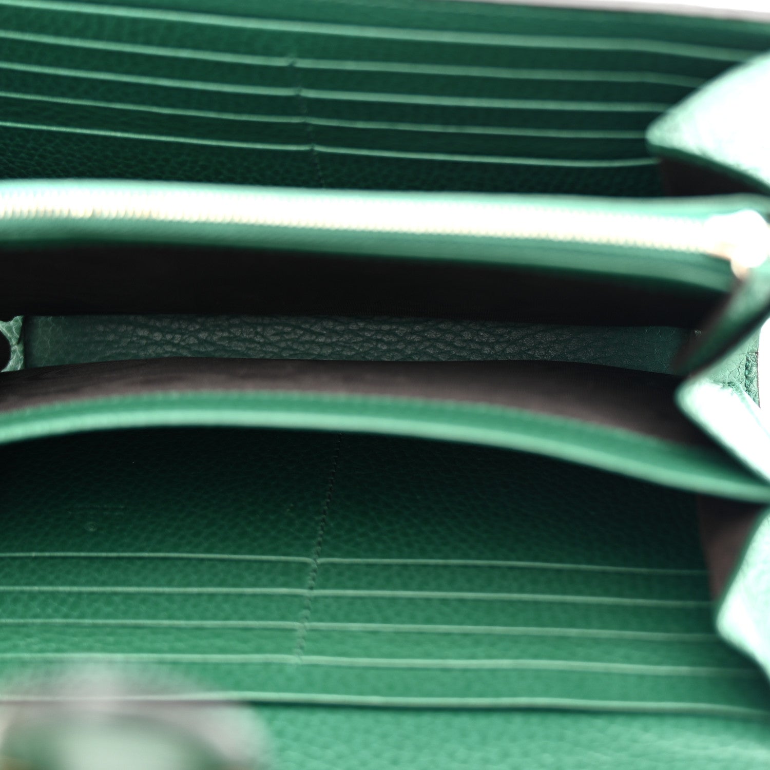 Gucci Calfskin Mini Dionysus Chain Wallet Emerald 5 of 11
