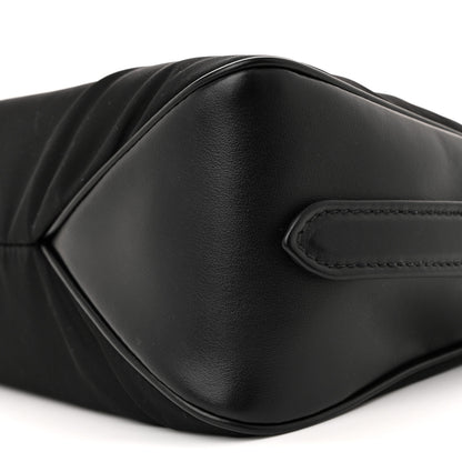 Prada Re-Nylon Vitello Large Aimee Shoulder Bag Black 9 of 10