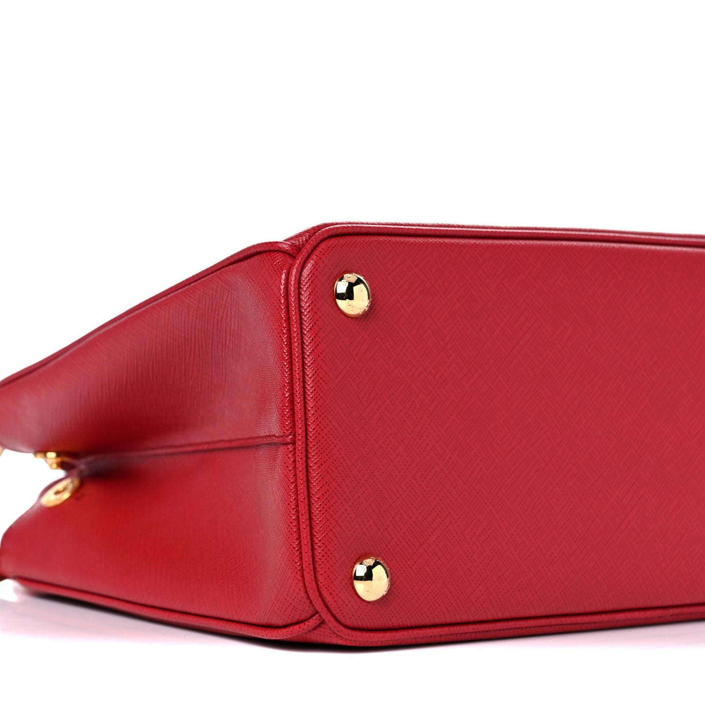 Saffiano Small Galleria Double Zip Tote Fuoco