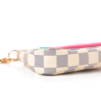 Louis Vuitton Damier Azur 2015 Christmas Animation Mini Pochette Accessories 8 of 9