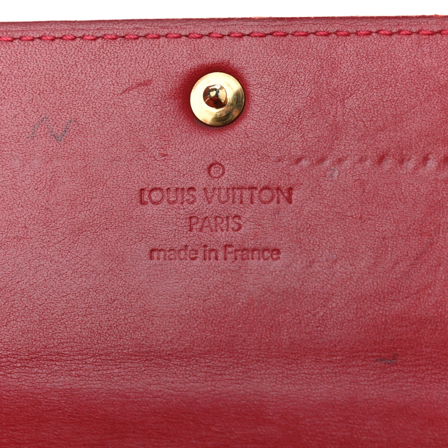 Louis Vuitton Vernis Sarah Wallet Pomme D'Amour 6 of 9