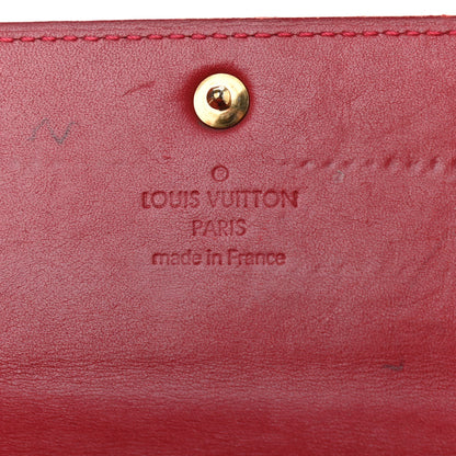 Louis Vuitton Vernis Sarah Wallet Pomme D'Amour 6 of 9