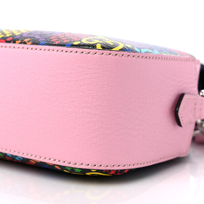 Gucci GG Supreme Monogram Psychedelic Shoulder Bag Black Multicolor Sugar Pink 8 of 9