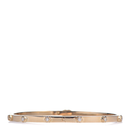 Gucci 18K Yellow Gold Diamond XS Running Bracelet 3 of 4