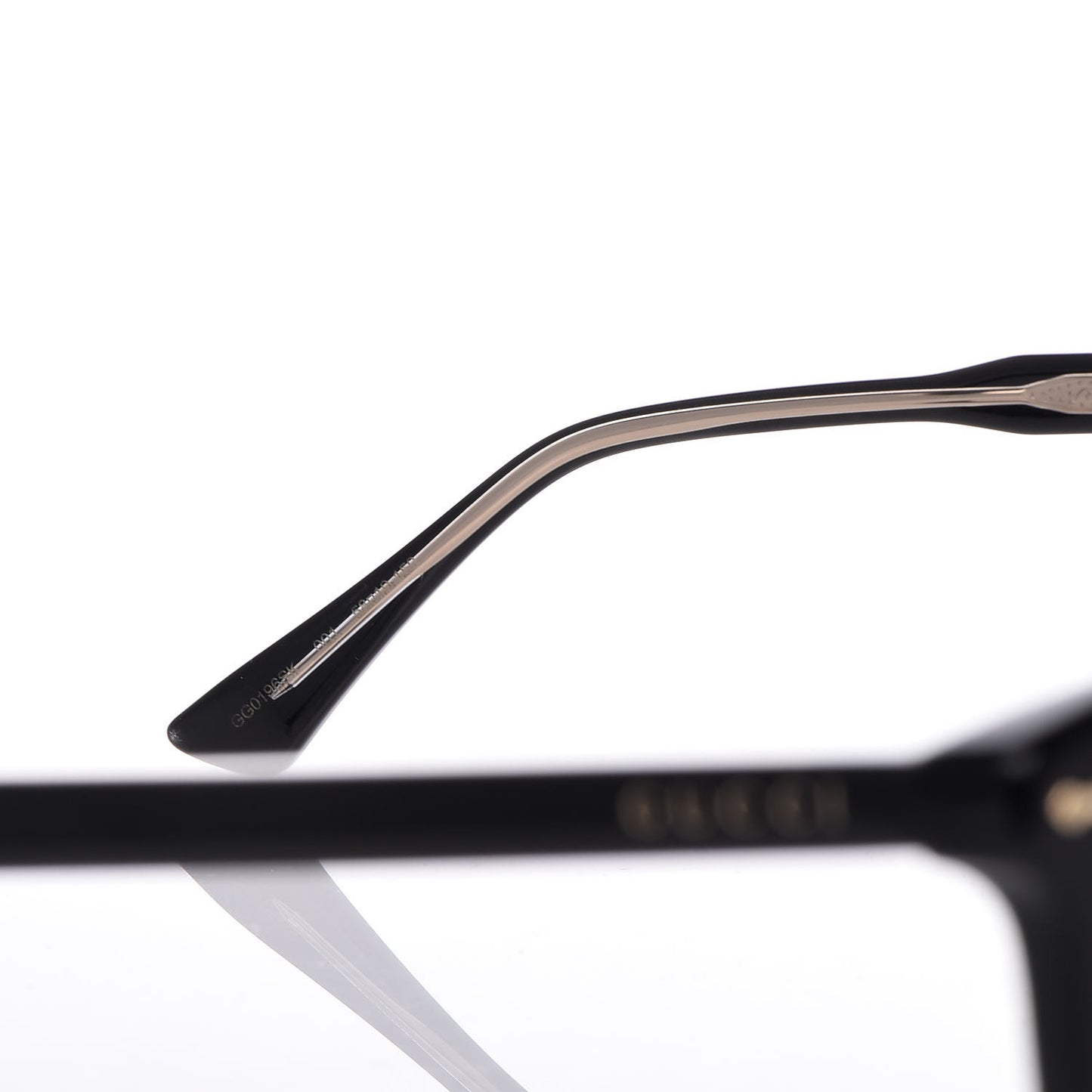 Acetate Square Frame Sunglasses GG0196SK Black