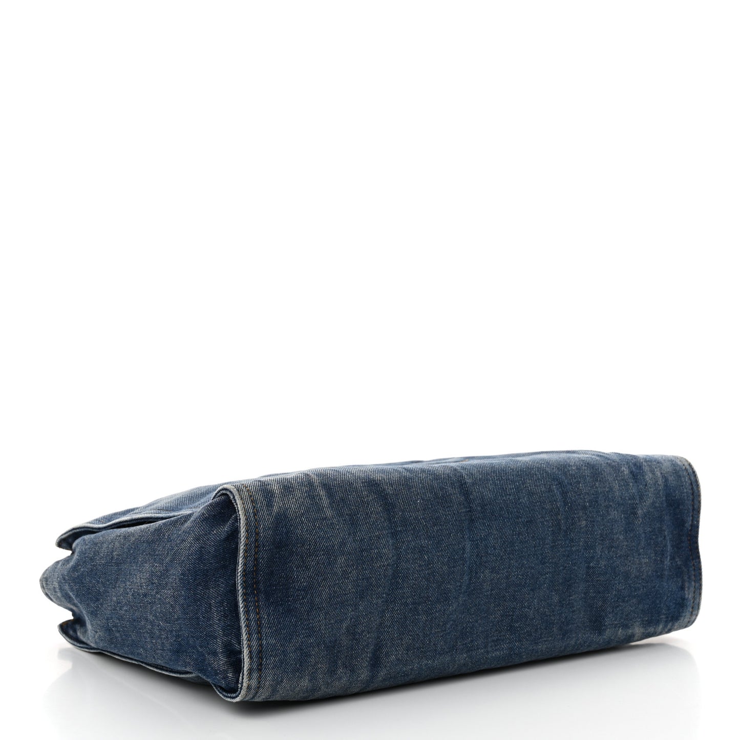 Denim Medium Shopping Bag Blue