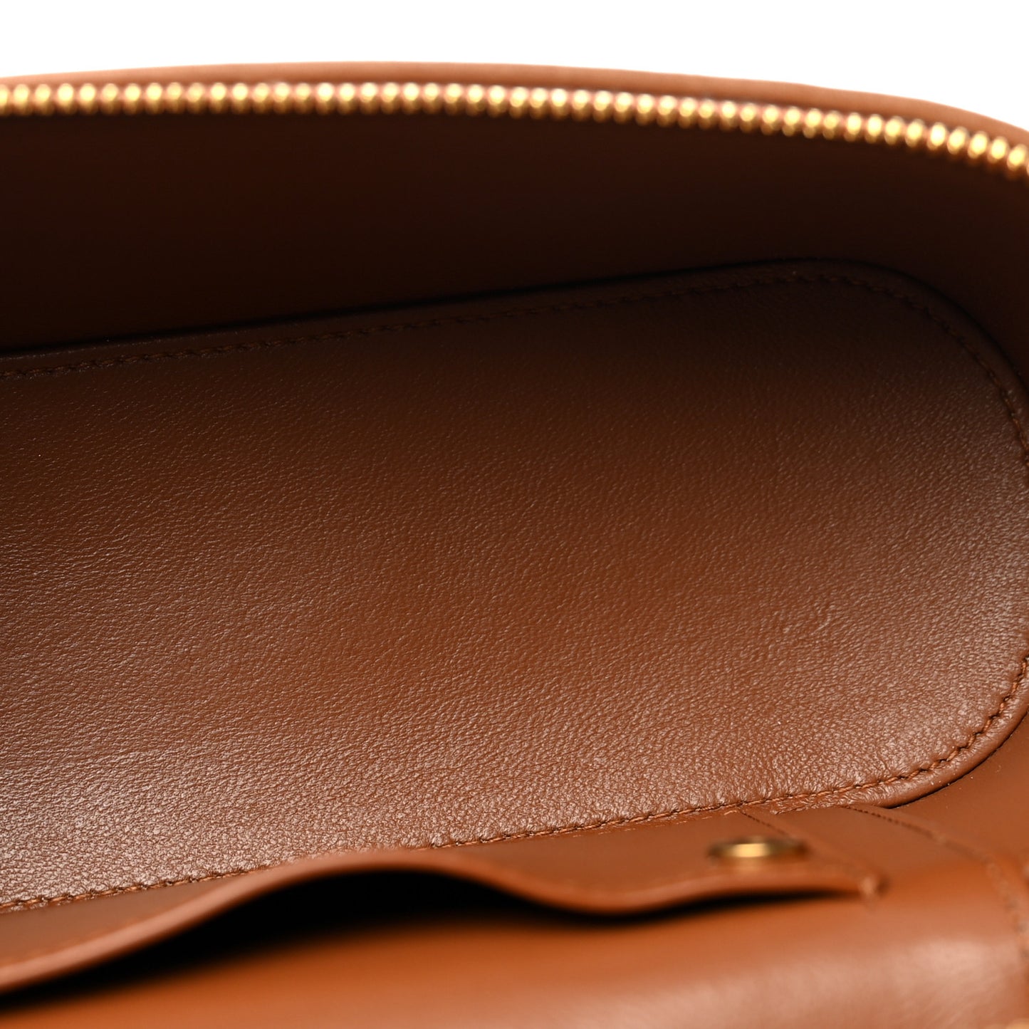 Canvas Calfskin Mini Gaby Vanity Case Desert Dust Brick