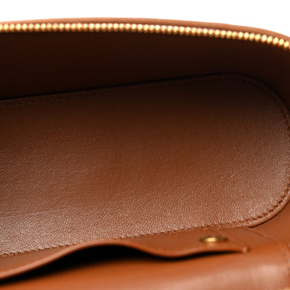 Saint Laurent Canvas Calfskin Mini Gaby Vanity Case Desert Dust Brick 5 of 12