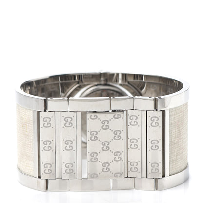 Gucci Stainless Steel Canvas Mother of Pearl 23mm Twirl Quartz Watch 3 of 6
