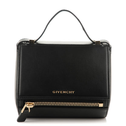 Givenchy Textured Calfskin Mini Pandora Box Crossbody Bag Black 1 of 7