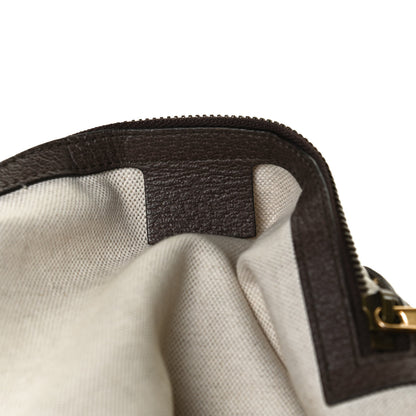 Gucci GG Supreme Monogram Web Ophidia Half Moon Hobo Brown 6 of 15