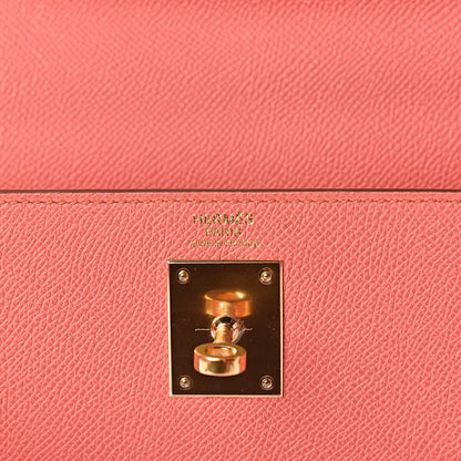 Hermes Epsom Kelly Sellier 32 Flamingo 6 of 16