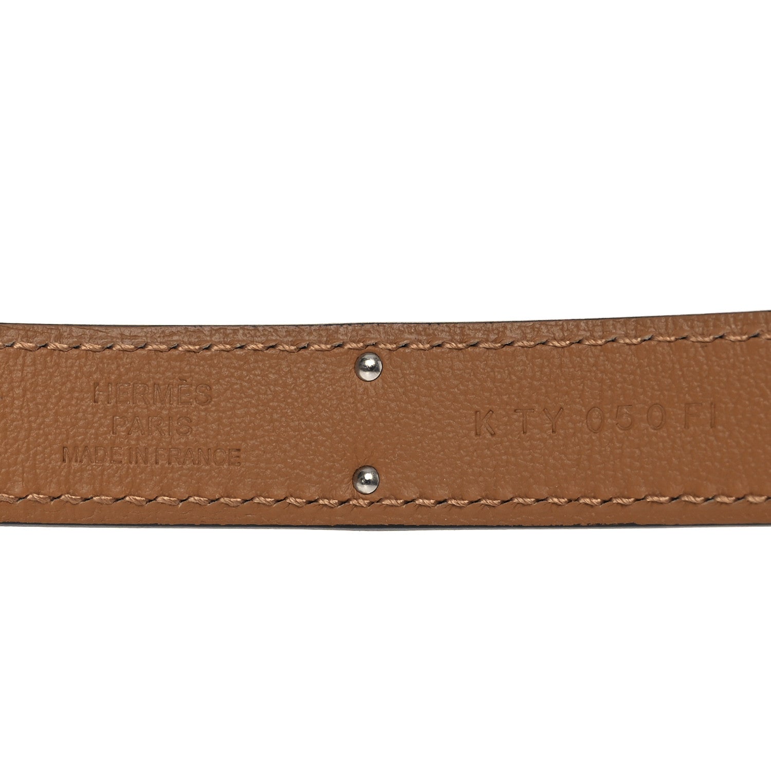 Hermes Metallic Chevre Chamkilight Kelly Pocket Belt Dore 6 of 8