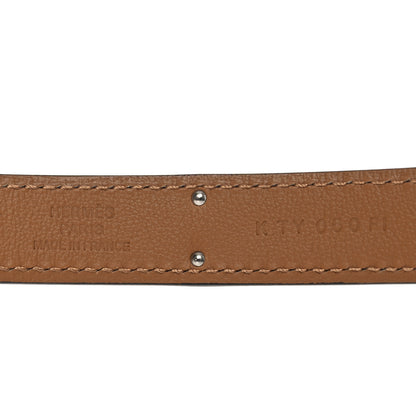 Hermes Metallic Chevre Chamkilight Kelly Pocket Belt Dore 6 of 8