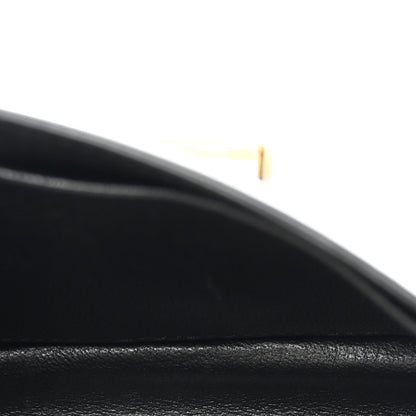 Prada City Calf Saffiano Cahier Bag Talco Black 5 of 9