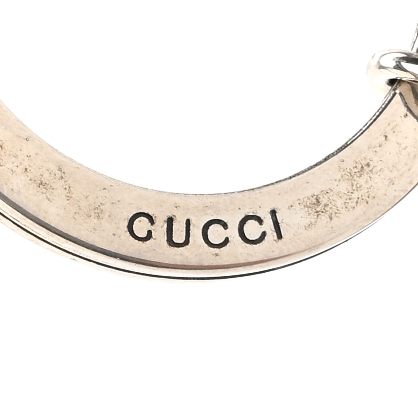 Calfskin GG Tennis Bi-color Embossed GG Key Charm Joy Green Joy Blue