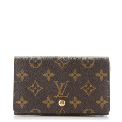 Louis Vuitton Monogram Porte-Monnaie Billets Tresor Wallet 1 of 8