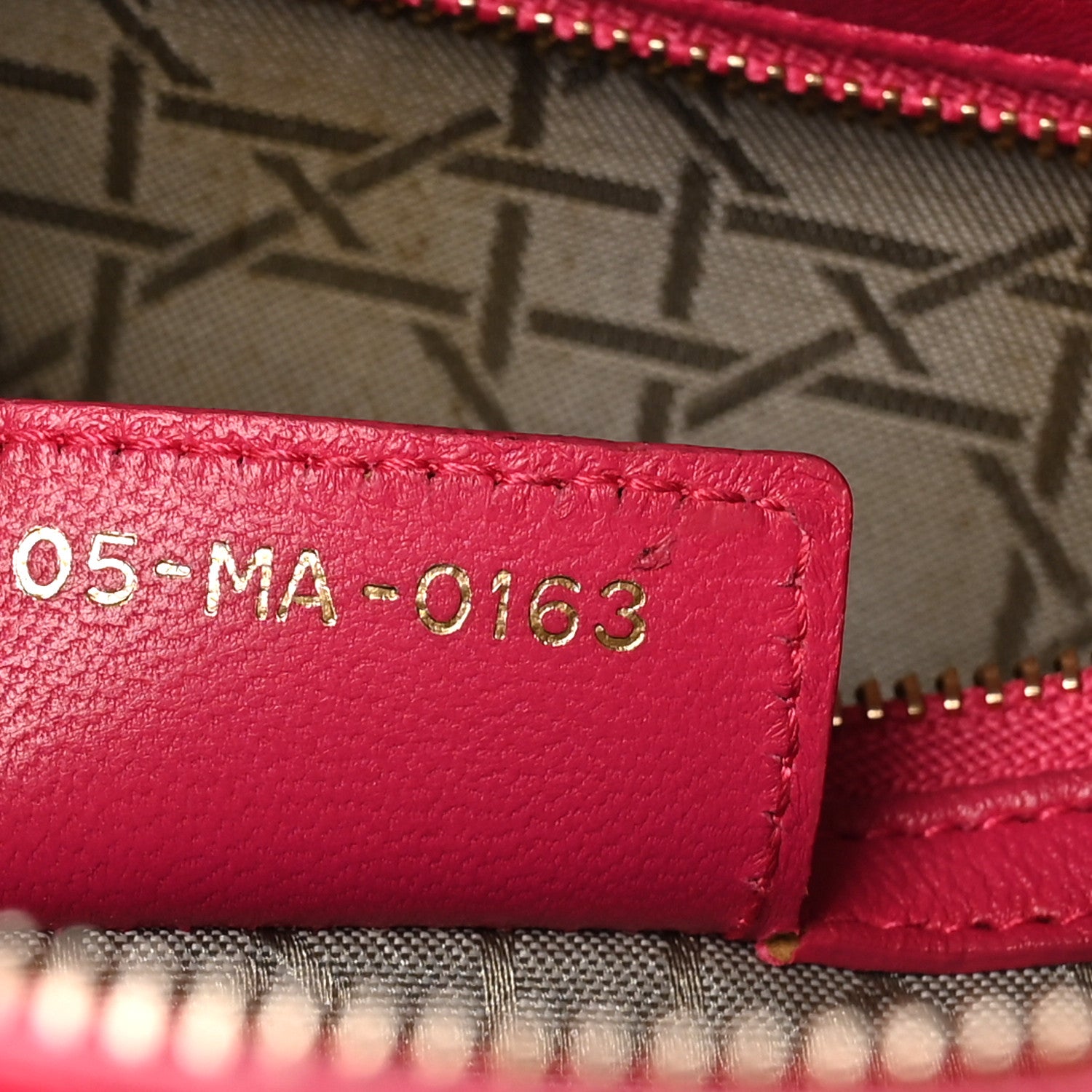 Christian Dior Lambskin Cannage Large Lady Dior Pink 7 of 10