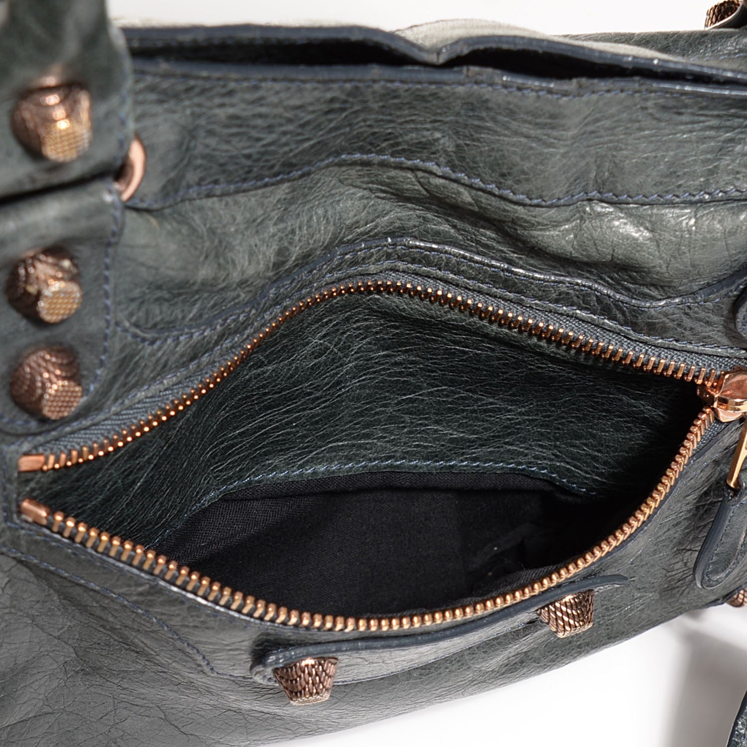 Balenciaga Agneau Giant 12 Rose Gold Hardware Town Anthracite 8 of 12