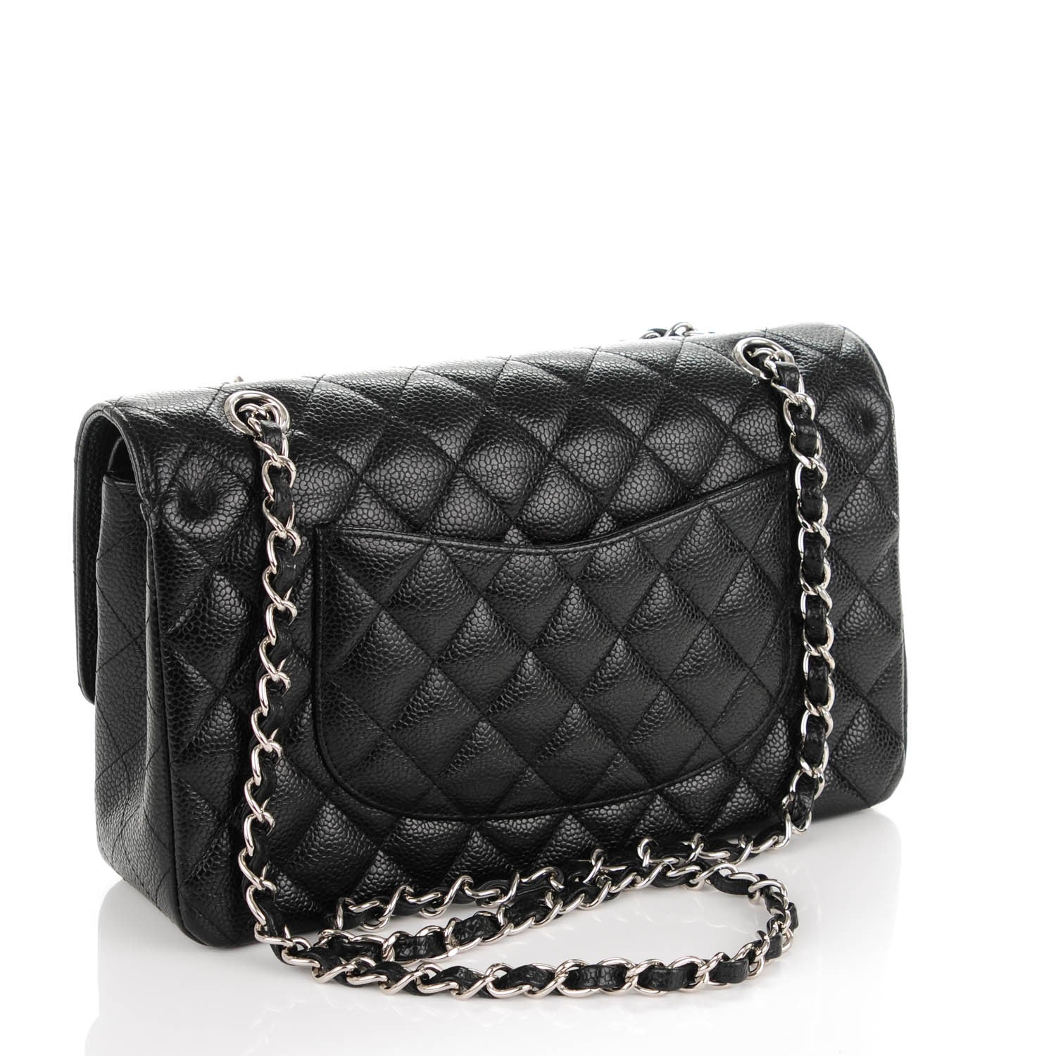 Chanel Caviar Quilted Medium Double Flap Black 3 of 8