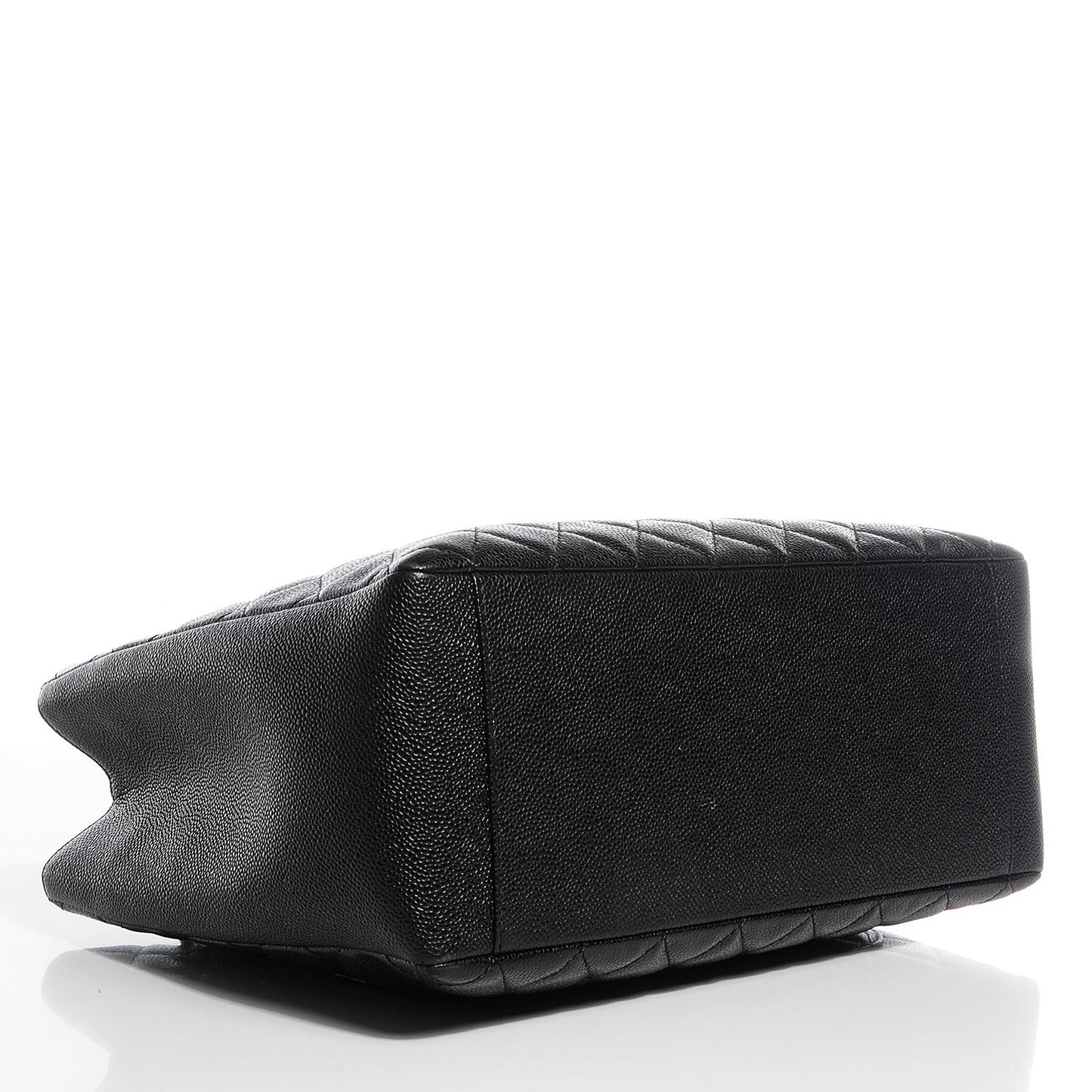 Caviar Quilted Grand Shopping Tote GST Black