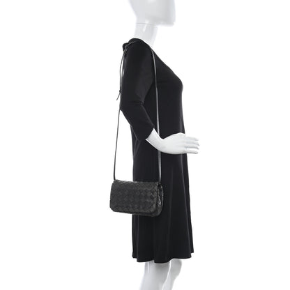 Bottega Veneta Nappa Intrecciato Mini Crossbody Bag Black 2 of 12