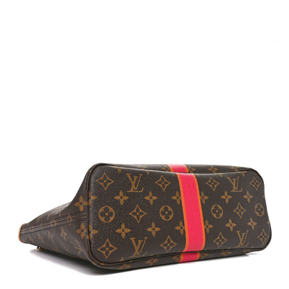 Louis Vuitton Monogram My LV Heritage Neverfull PM Fuchsia Orange 4 of 10