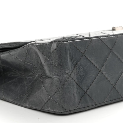 Chanel Aged Calfskin Quilted 50th Anniversary 2.55 Reissue 227 Flap Grey 9 of 12
