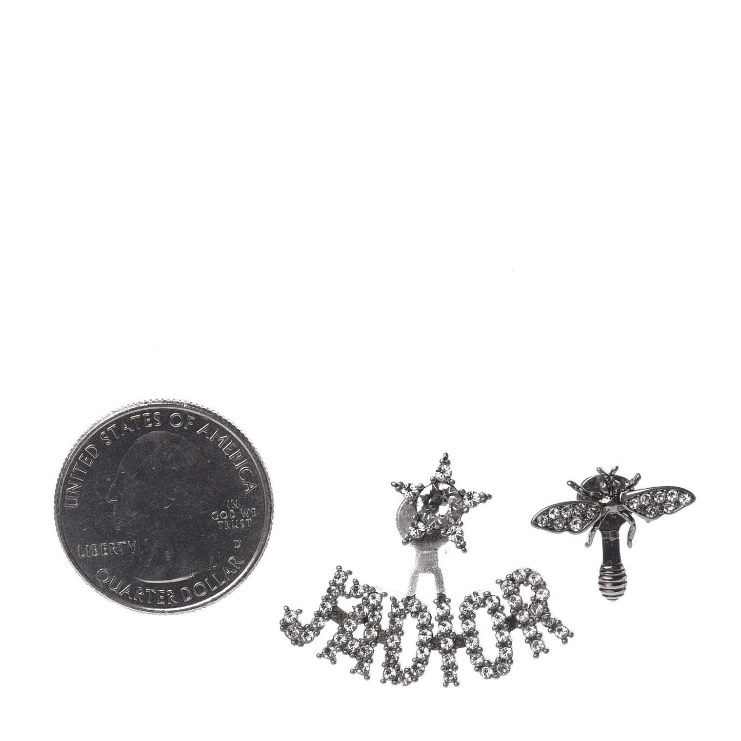 Palladium Crystal J'adior Earrings