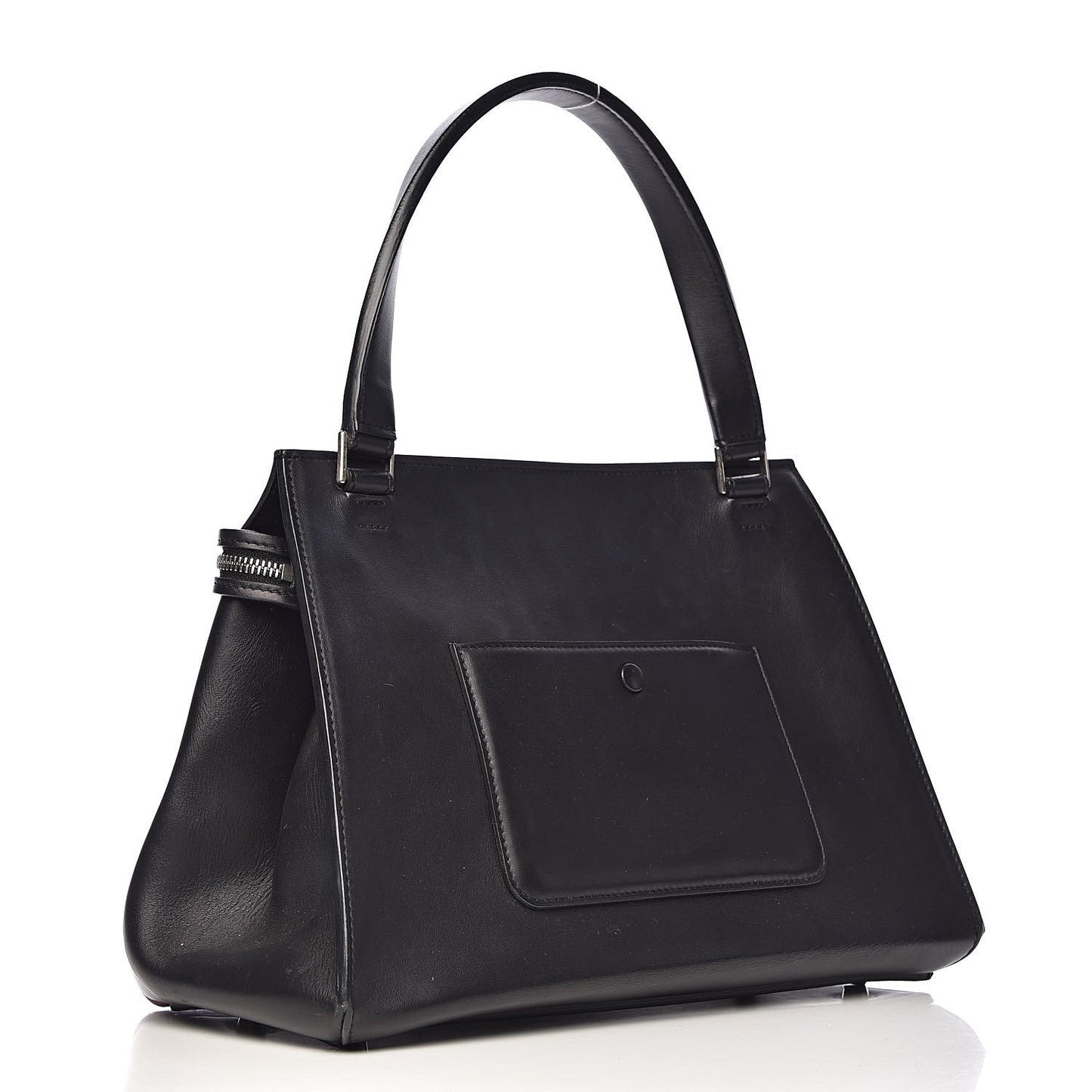 Pony Hair Calfskin Small Tri-Color Edge Shoulder Bag Pink