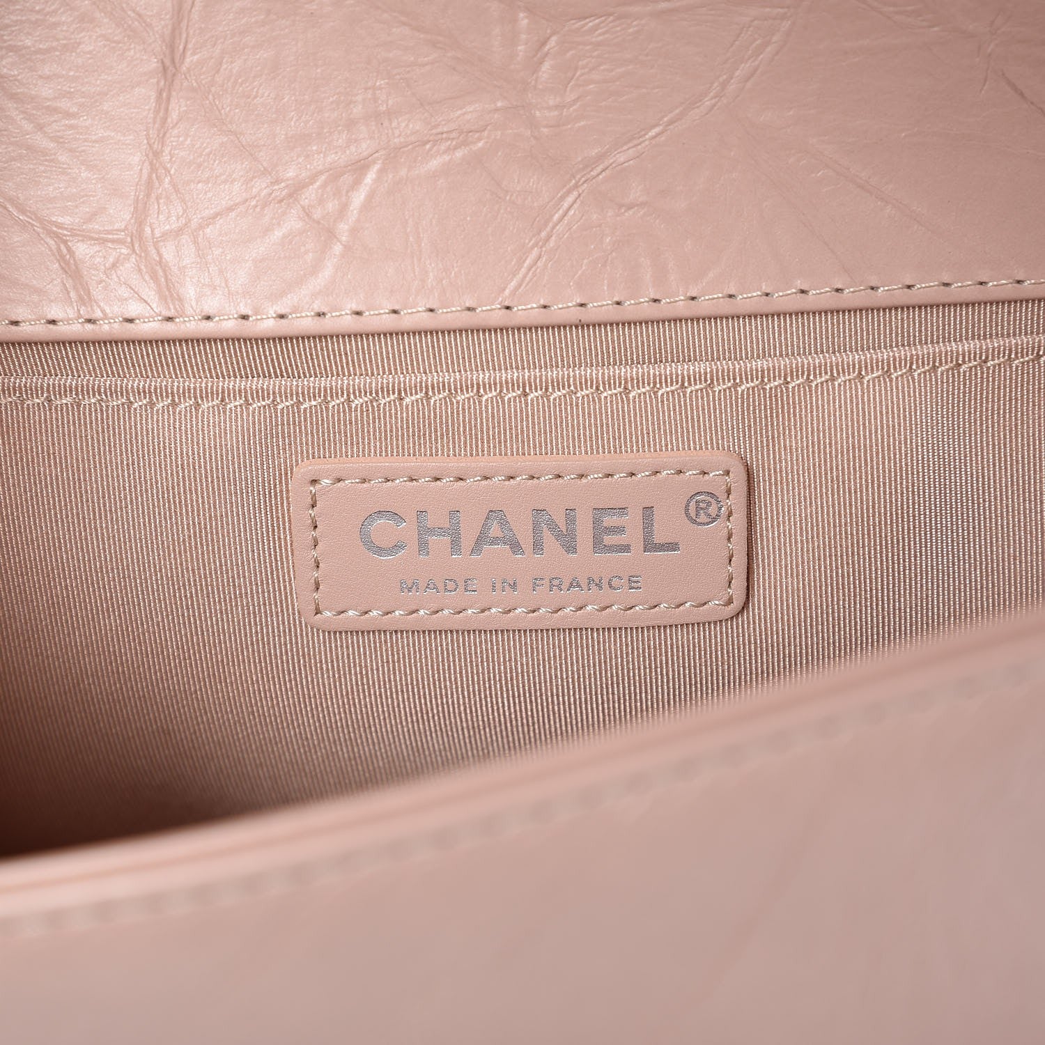 Chanel Aged Calfskin Chevron Quilted Medium Jacket Boy Flap Pink 6 of 8