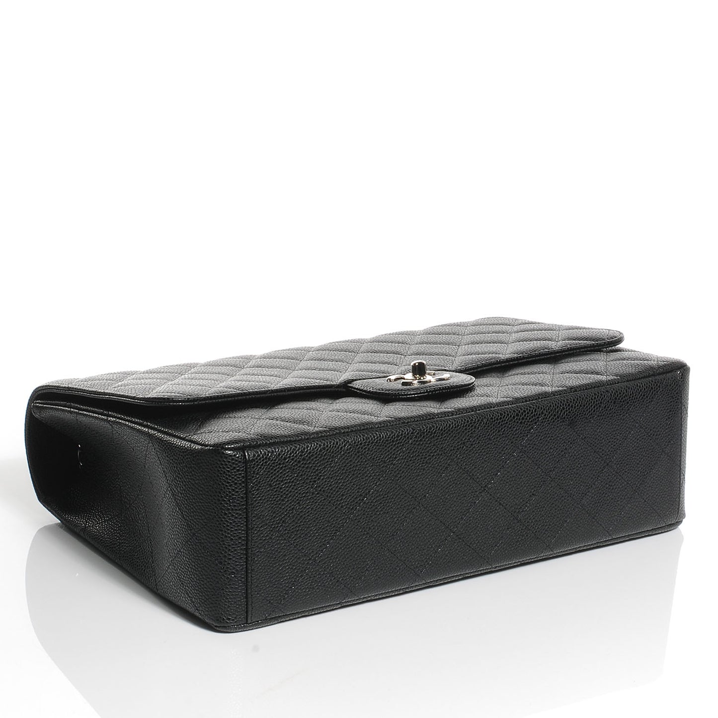 Caviar Maxi Single Flap Black
