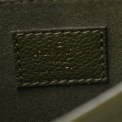 Louis Vuitton Grained Calfskin Lockme Chain Bag PM Kaki 5 of 10