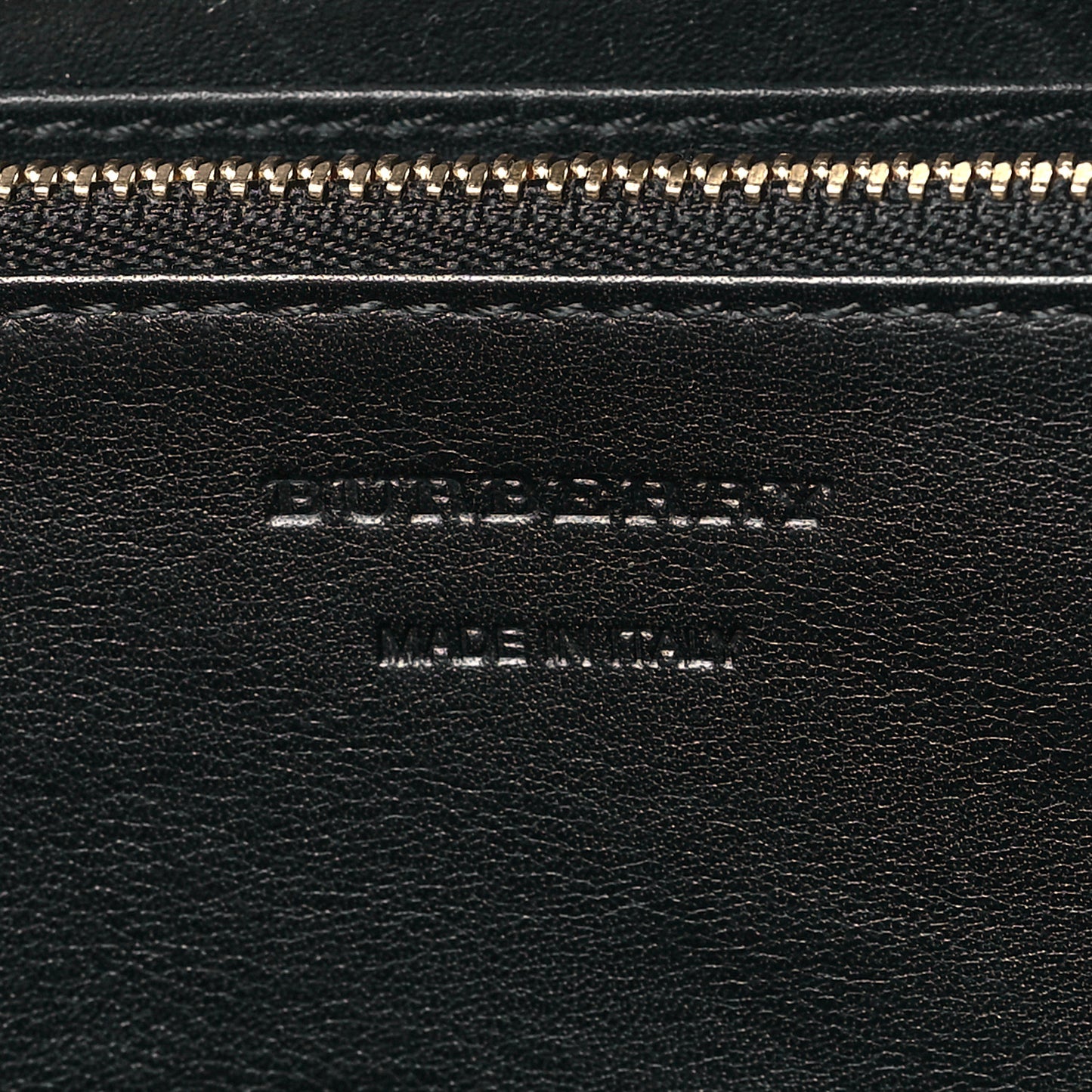 House Check Large Sartorial Ziggy Zip Around Wallet Black