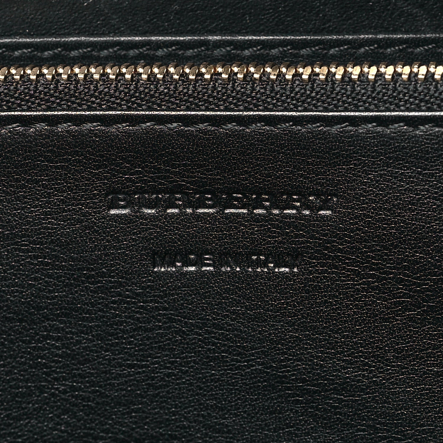 Burberry House Check Large Sartorial Ziggy Zip Around Wallet Black 6 of 7