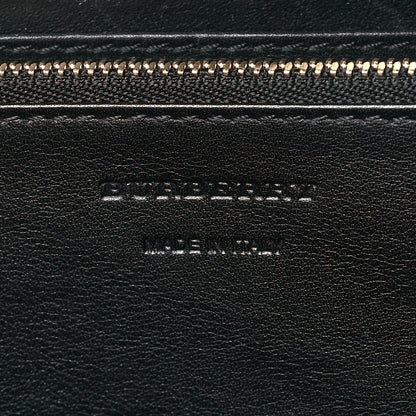Burberry House Check Large Sartorial Ziggy Zip Around Wallet Black 6 of 7