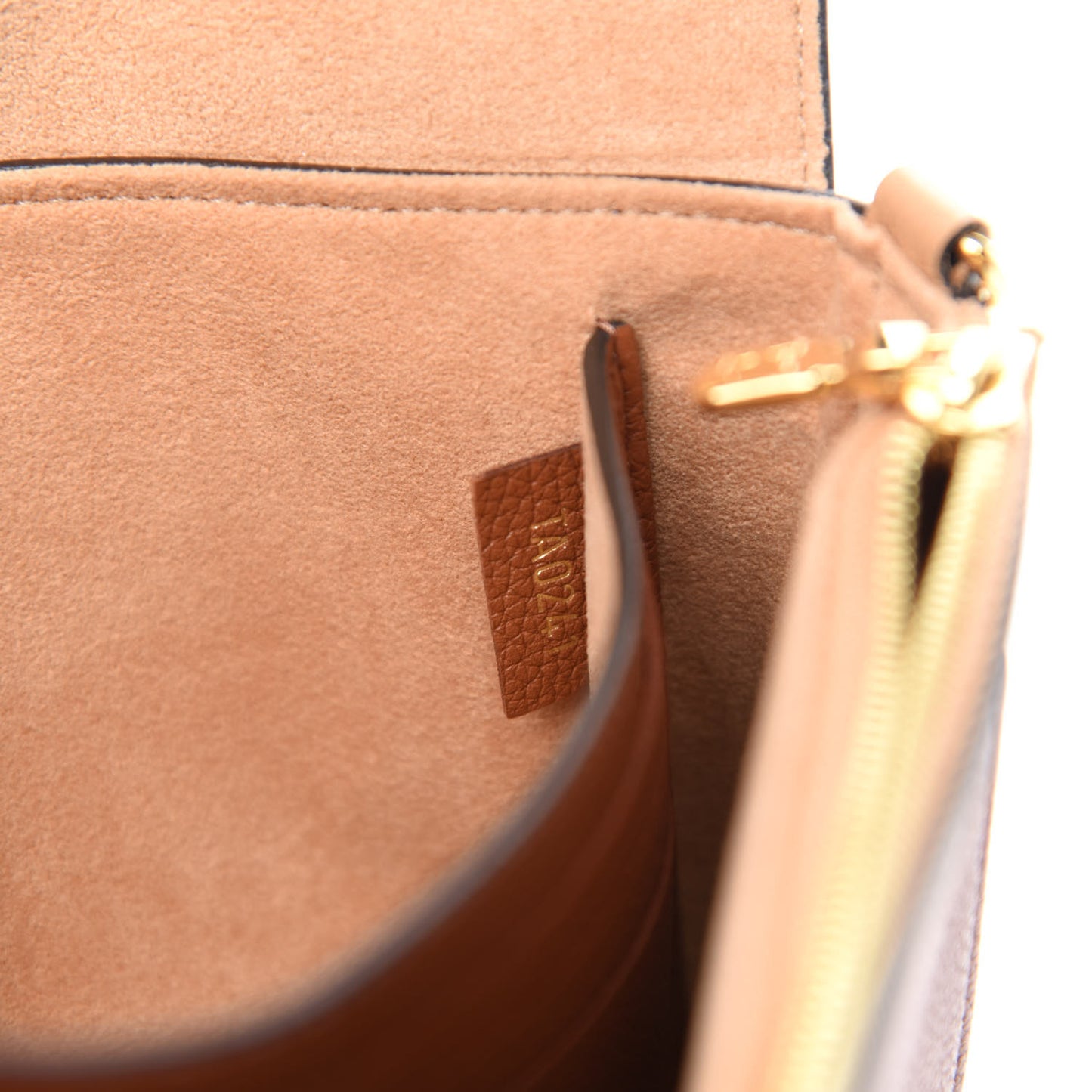 Soft Calfskin My Lockme Pochette Arizona Quartz Caramel