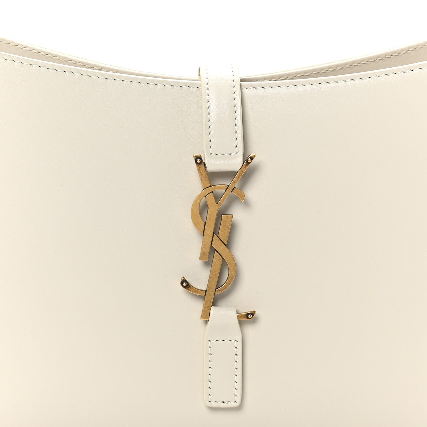 Smooth Calfskin Le 5 A 7 Hobo Blanc Vintage