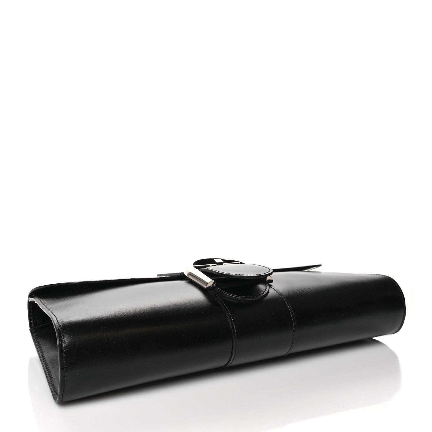 Delvaux Box Calfskin Brillant Clutch Black 4 of 9