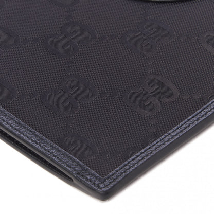 Gucci Econyl Nylon Monogram Off The Grid Zip Pouch Black 5 of 8