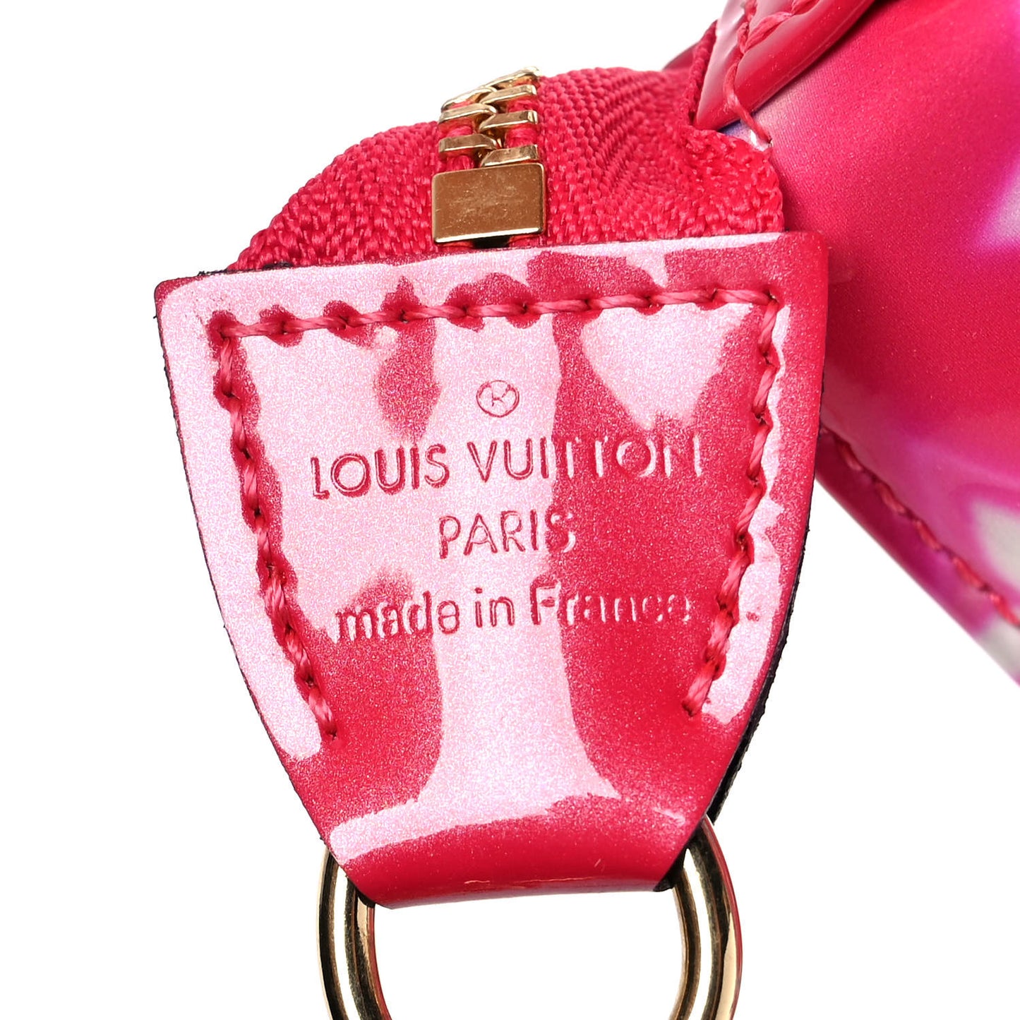Vernis Valentine Mini Pochette Accessories Fuchsia Neon