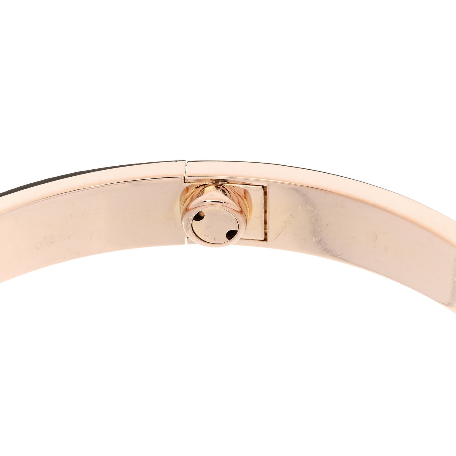 Cartier 18K Pink Gold 4 Diamond LOVE Bracelet 18 7 of 10