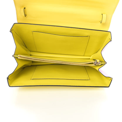 Versace Calfskin Small DV One Yellow 5 of 12