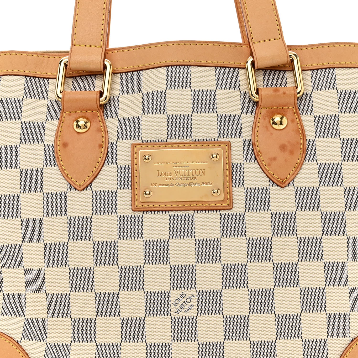 Louis Vuitton LOUIS VUITTON Damier Azur Hampstead PM 6 of 8