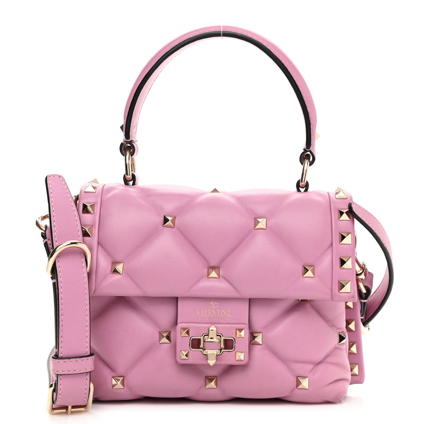 Nappa Mini Candystud Top Handle Bag Absolute